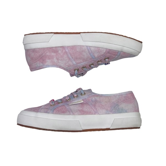 LoveShackFancy x Superga 2750 Cotton Candy Lace Up Sneakers - Picture 7 of 12